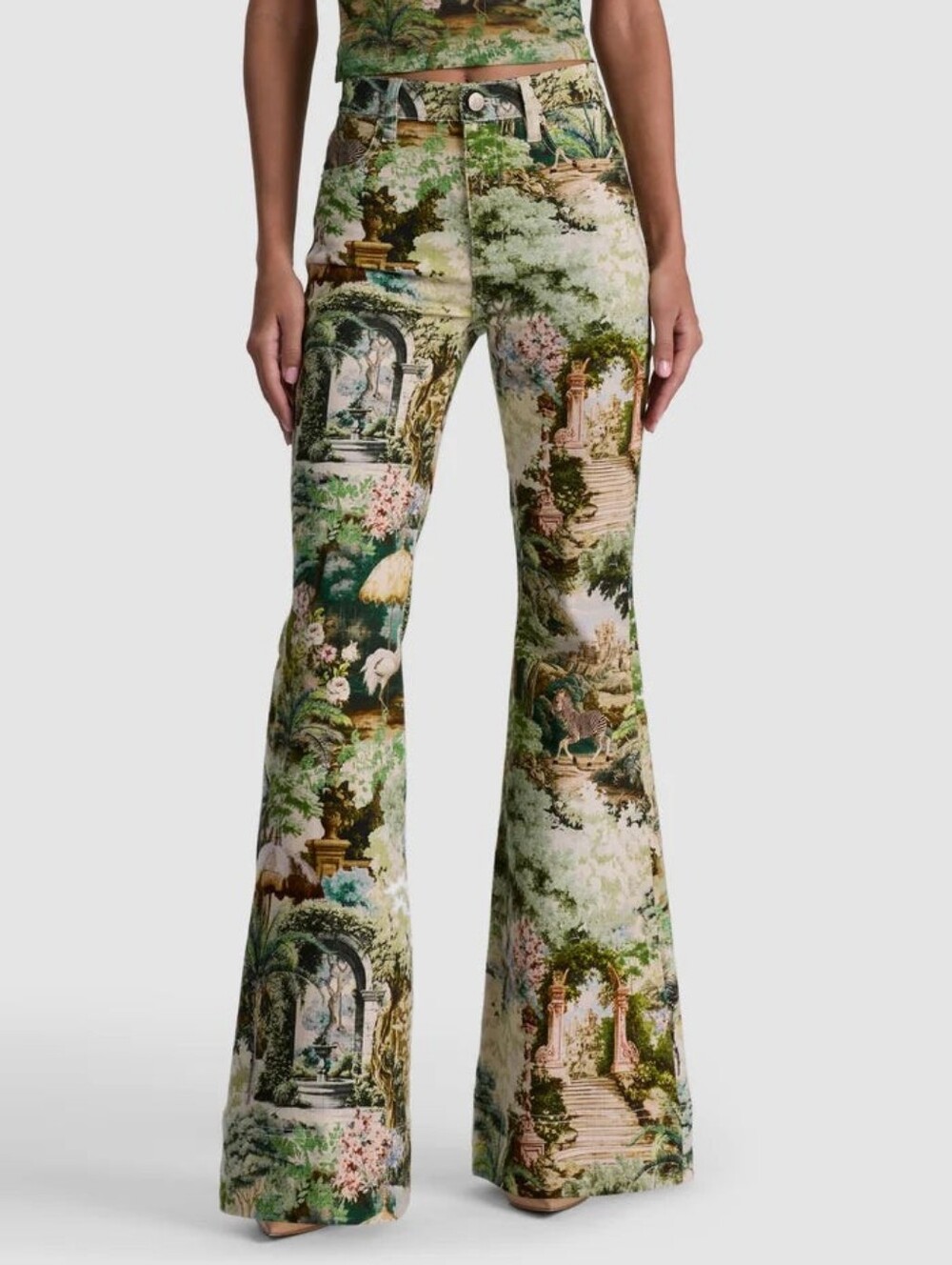 Alice + Olivia BEAUTIFUL PRINTED JEAN